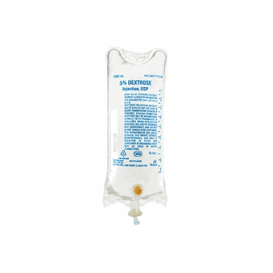 Caloric Agent, 1000 mL IV Solution Flexible Bag