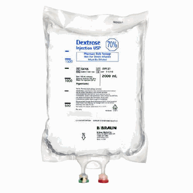 Caloric Agent, 2000 mL Pharmacy Bulk Package Injection, 70% Dextrose / Water