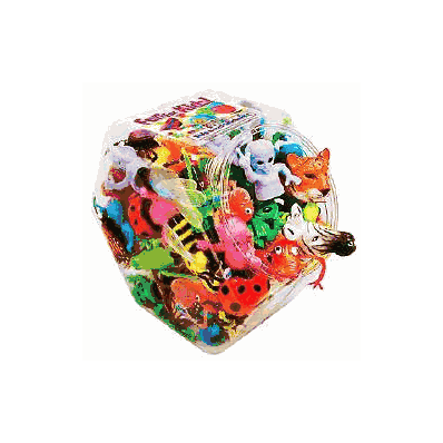 Canister, Finger Puppet Assortment (100/Ea) -