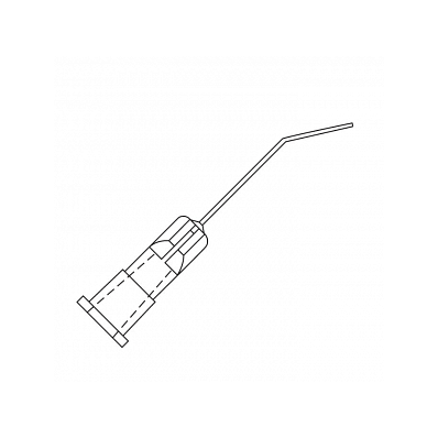 Cannula, 25 ga x 7/8" Horizontal-Flow Hydrodissection