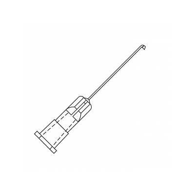 Cannula, 27 ga x 3/4", 90 Angled Flattened Tip Hydrodissection Chang