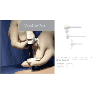 Cannula and Dilator, 2/3 mm Short with Sleeve