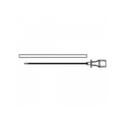 Cannula, Radiopq, 20g, 100mm, 10mm, Crvd Blnt
