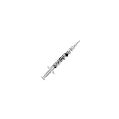 Cannula Syringe, 17 ga x 10 mL Blunt tip, 0.2 cc Increments, Sterile