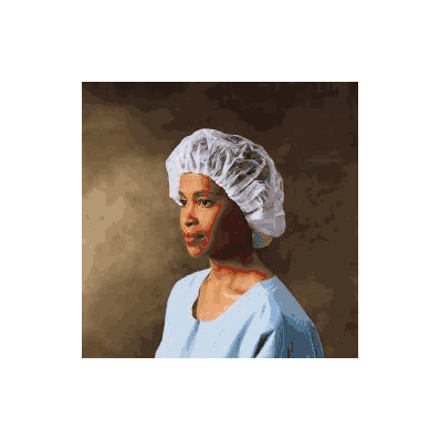 Cap, BoufFant Blu Lg (100/Bx 5bx/Cs) - - Kim
