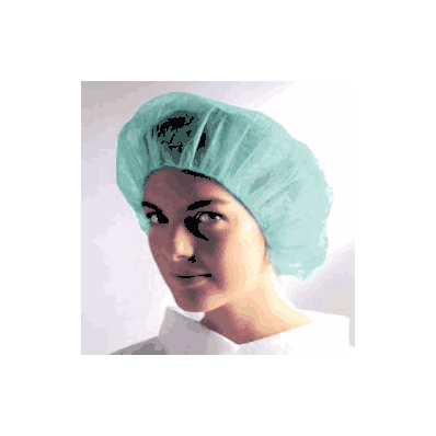 Cap, BoufFant Ppsb 21" Grn (100/Bx 5bx/Cs) -