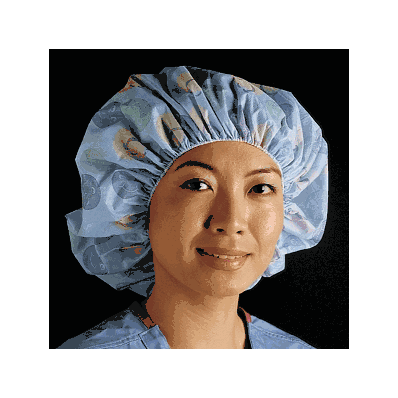 Cap, Bouffant, Premium Printed, 24", Large -