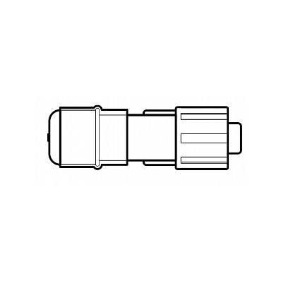 Cap, Injection, Clear, Male Ll, 1 1/8" - Medl