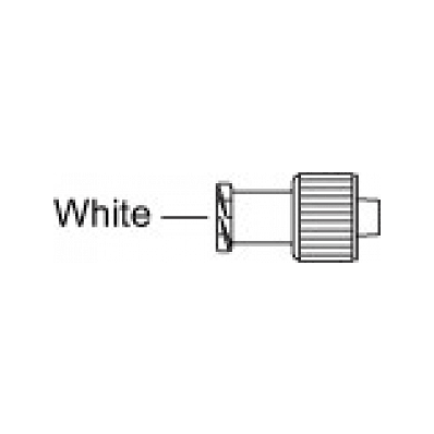Cap Luer Lock For Male / Fmale Ports, White -