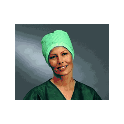 Cap, Operating, Flory, Green, One Size - Medl