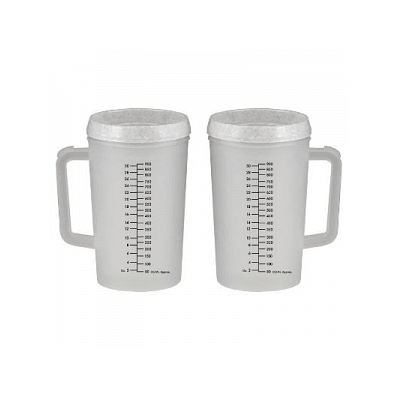 Carafe, 34oz, Graduated Therm, W/Slit L - Med