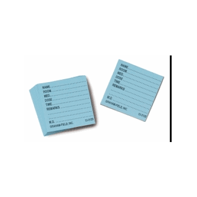 Card, Medicine, Blue - Medline