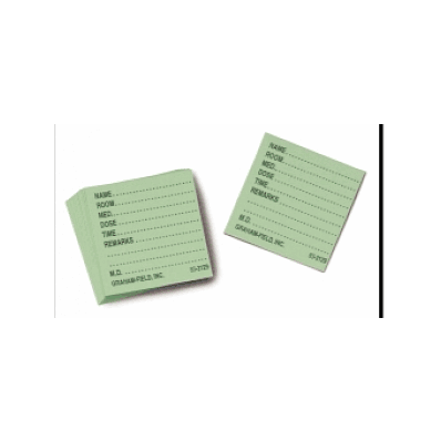 Card, Medicine, Green - Medline