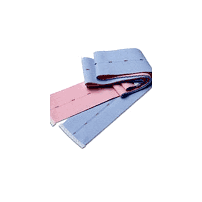 Cardinal (Kendall) 56101 Ultrasound Belt, Pink and Blue Striped / 2-3/8 X 48"