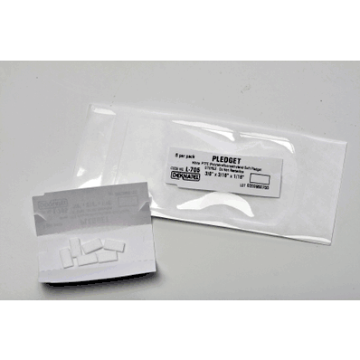 Cardiovascular Pledget, 3/8" X 3/16" X 1/16" Soft