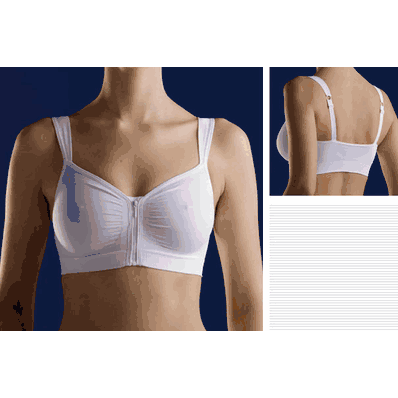 CareFix Post Op Bra Microfiber Zipper ANNA, a