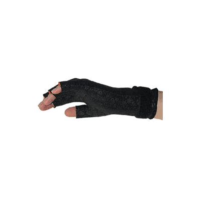 Carpal Tunnel Glove Rubber Right Hand Black S