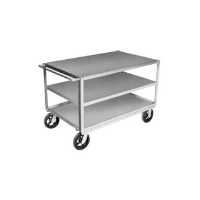Cart, 2shlf Strt Hndl 5"Cstrs 30x48 - - Akro