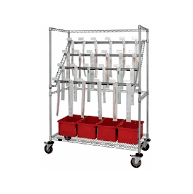 Cart, Catheter, Wire, 32 Hooks, 24x48x69 - Me