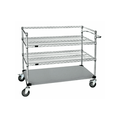 Cart, Open Surg, Ss, 3shlf, 24x36x48 - Medlin