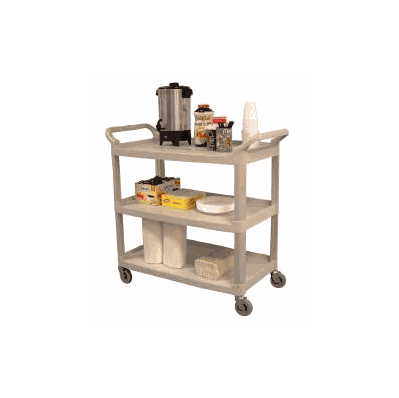 Cart, Serving 3shelf 4swivel Casters 19 3/4x4