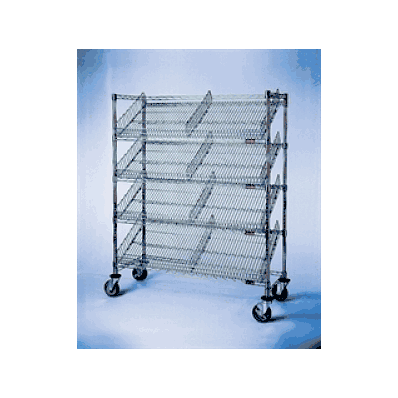 Cart, Suture, 18x36x69, 5shelf, Chrome - Medl