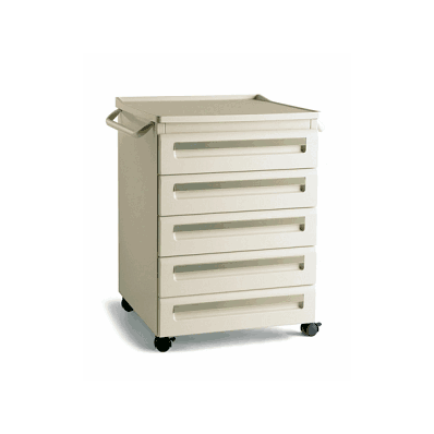 Cart, Treatment, 29.5"Wx18"Dx34"H, Fgrd Annig
