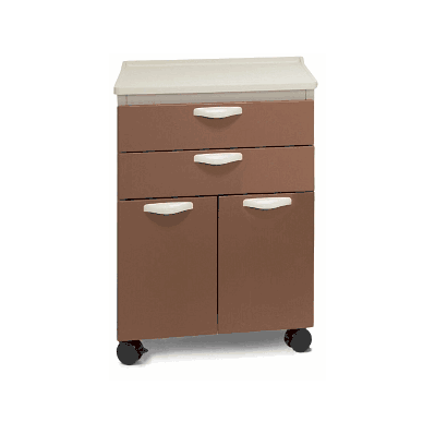 Cart, Trtmnt, 29.5"W X 18"D X 34"H, Navy - Me