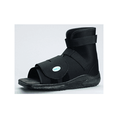 Cast Boot, Slimline, Black, L, Ea