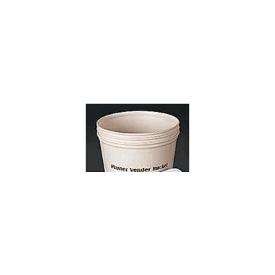 Cast Bucket White, Disposable, Bucket, Plasti