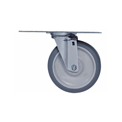Caster, 6", W / Plate For Cart Cd - Medline