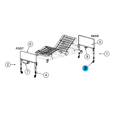 Caster Bag Kit - Caster Bag Kit, 4casters 2st