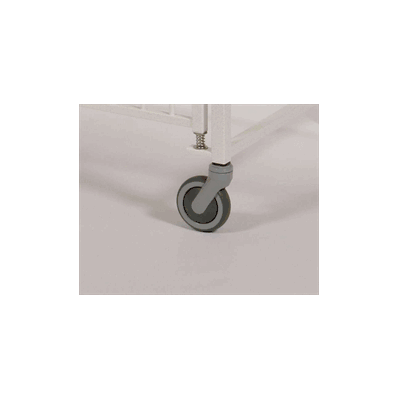 CASTER, BALL BEARING, 5", 2 WITH BRAKES