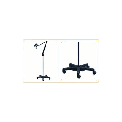 Caster Floor Stand, 40.5" Fixed Single Post