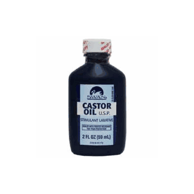 Castor Oil Swan Liquid 2 Oz. - Castor Oil Sw