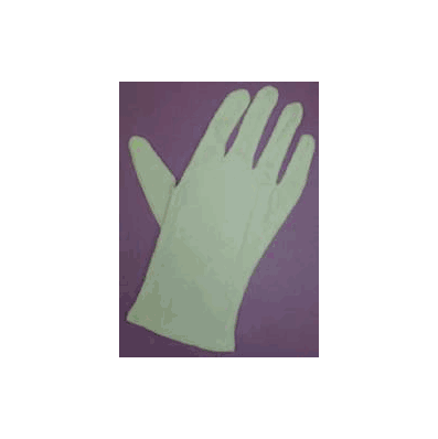 Catering Glove Large Cotton White Hemmed Cuff
