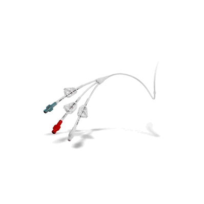 Catheter, Pediatric, 9 Fr Hickman Dual Lumen