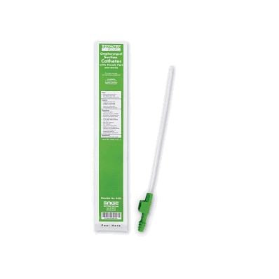 Catheter, Suction, Orophar, Deep, Thumb Port