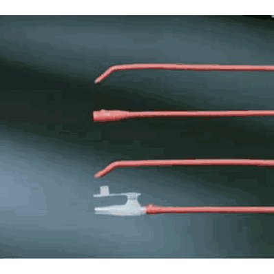 Catheter, Suction, Red Rubber, 17/19 Fr
