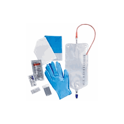 Catheter Tray, Urethral 1200cC Red Rbr (20/Cs