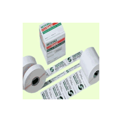 Caution Label Identification Label 1-1/2 X 3