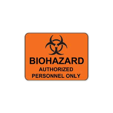 Caution Sign Biohazard Eating, Drinking, Smok