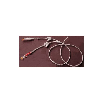 Central Venous Catheter, 12 Fr x 90 cm with Red and White Dual Lumen Peel-Apart Introducer Kit