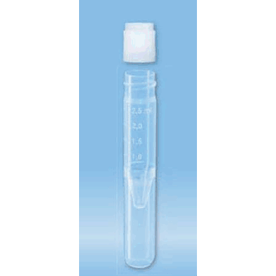 Centrifuge Tube, 13 x 75 mm Conical Bottom, Skirted