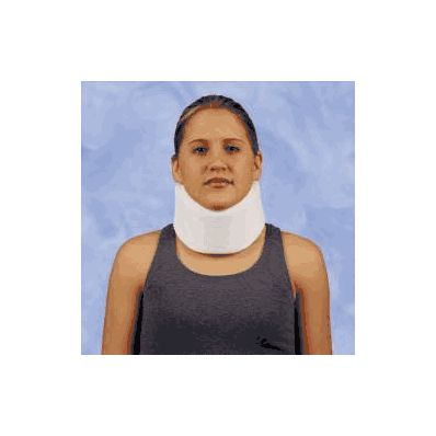 Cervical collar, 3.5" X 17", large pediatric, one piece