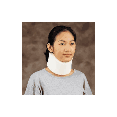 Cervical collar, 3" X 20", large, contoured, foam