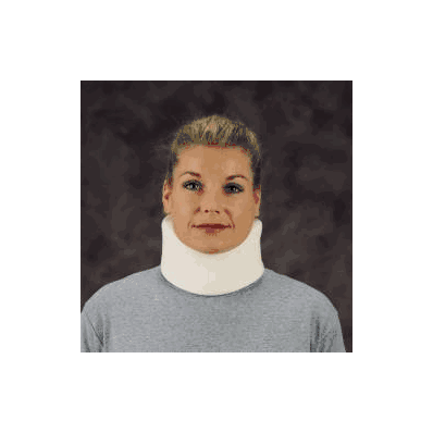 Cervical collar, 3" X 22", one size fits most, medium firm