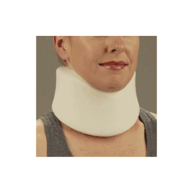 Cervical Collar, 4" X 20", large, one piece medium firm density