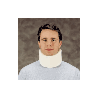 Cervical collar, 4" X 24", large, high denstiy serpentine