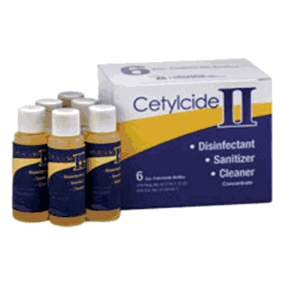 Cetylcide-II 0158 Surface Disinfectant, 0.5 oz., 6/pk